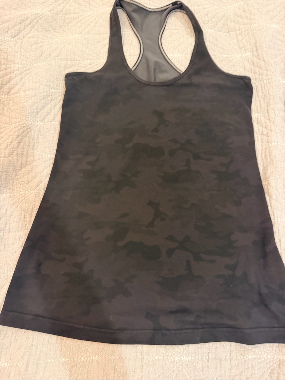 Lululemon Black Camo Racerback Athletic Dress